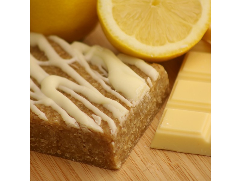 Lemon and White Chocolate Flapjack